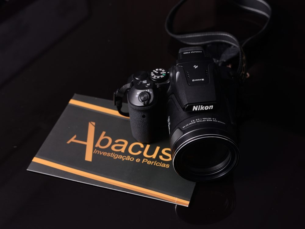 Equipamento fotográfico usado nos trabalhos de campo